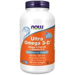 Now Ultra Omega-3 Vitamin-D Ультра омега-3 Витамин-D БАД 180 желатиновых капсул